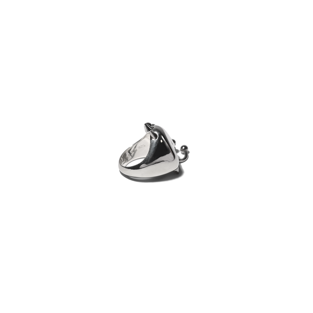 Pierced Bubble Letter Rings image 3