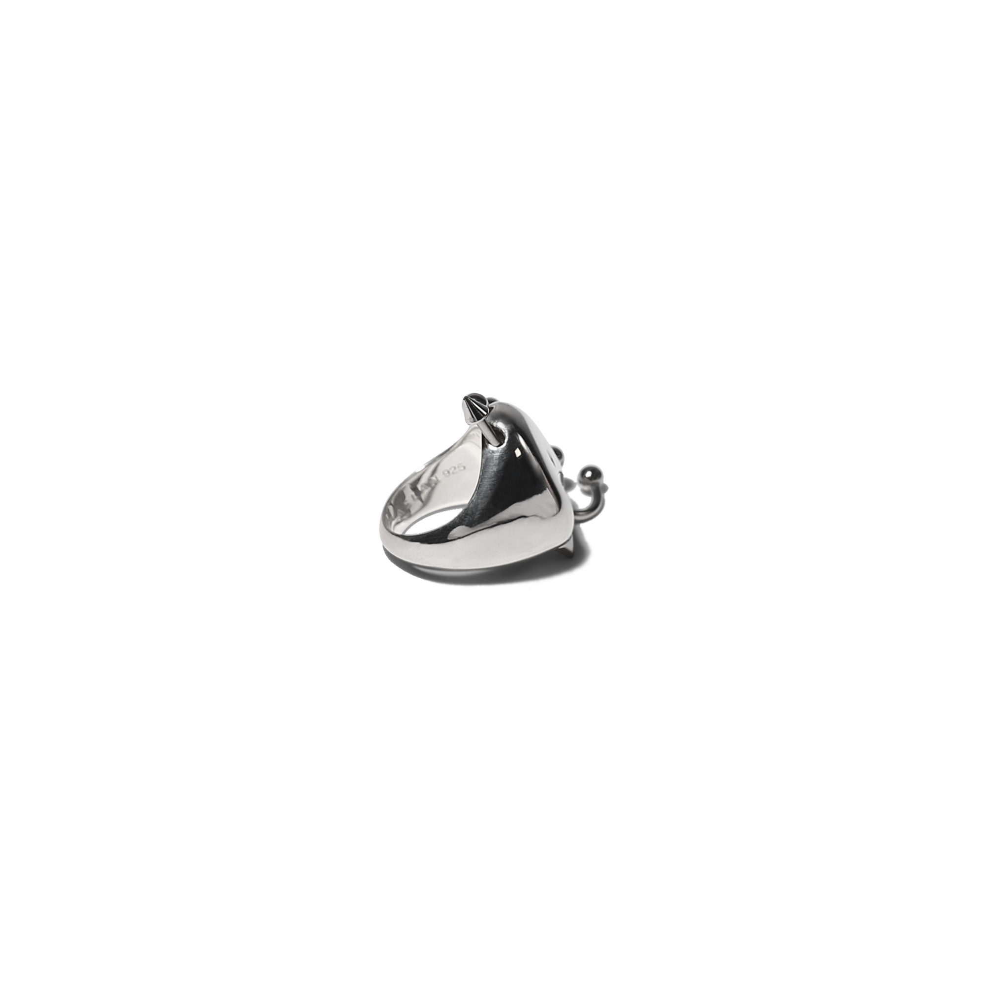 Pierced Bubble Letter Rings image 3