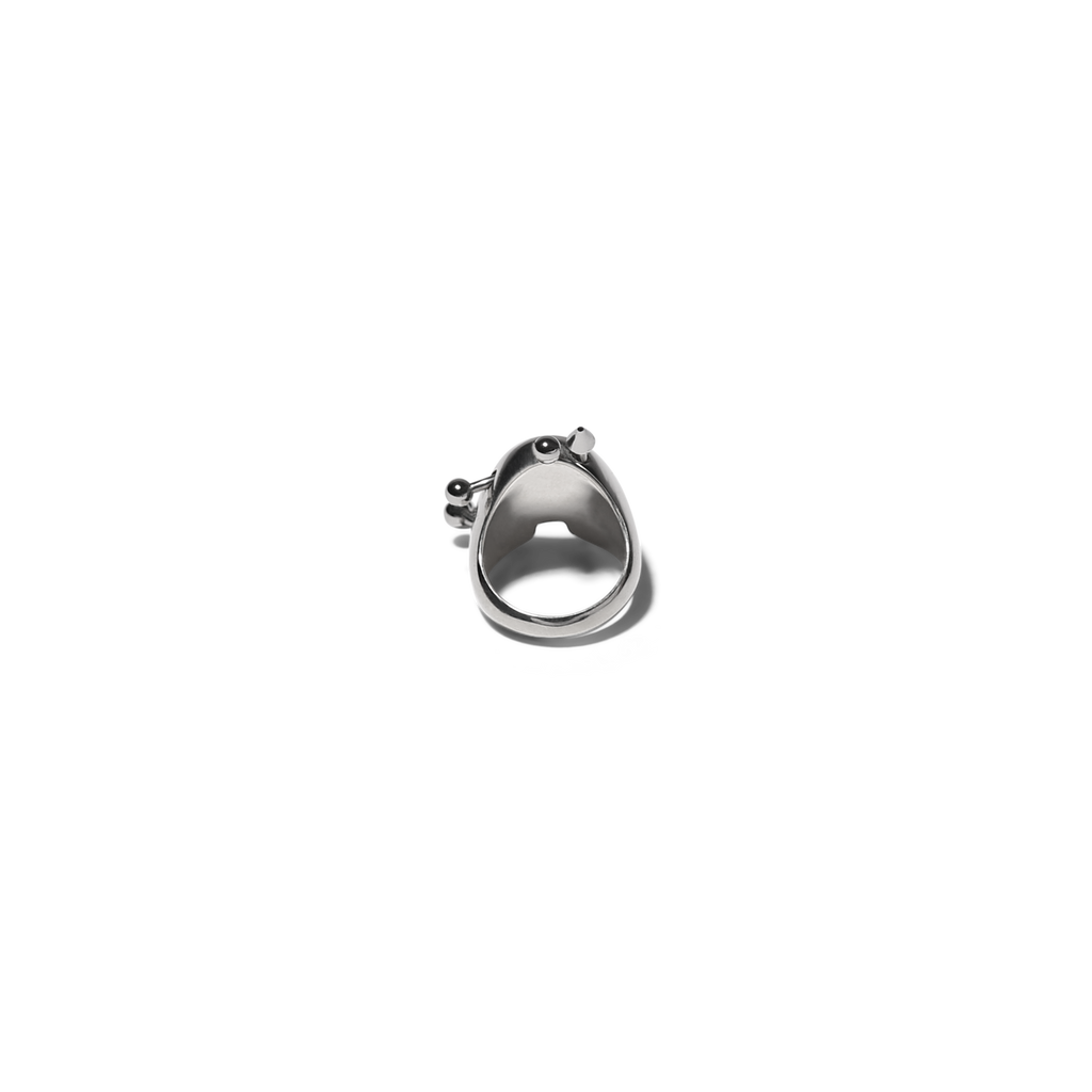 Pierced Bubble Letter Rings image 4