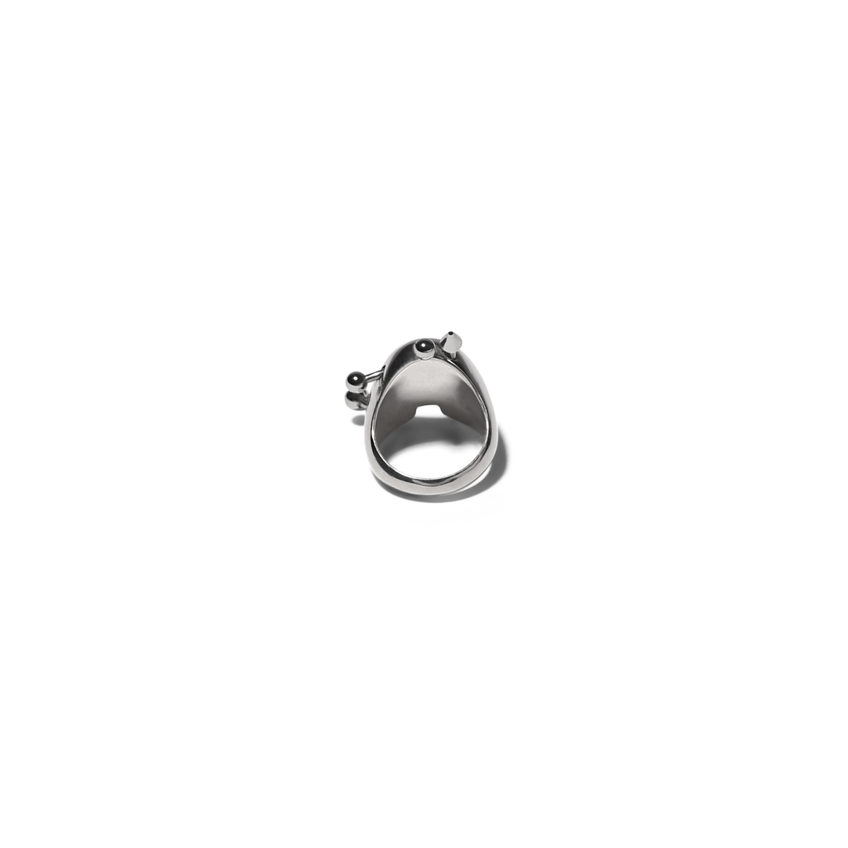Pierced Bubble Letter Rings image 4