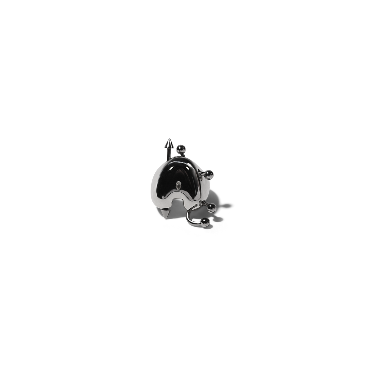 Pierced Bubble Letter Rings image 1