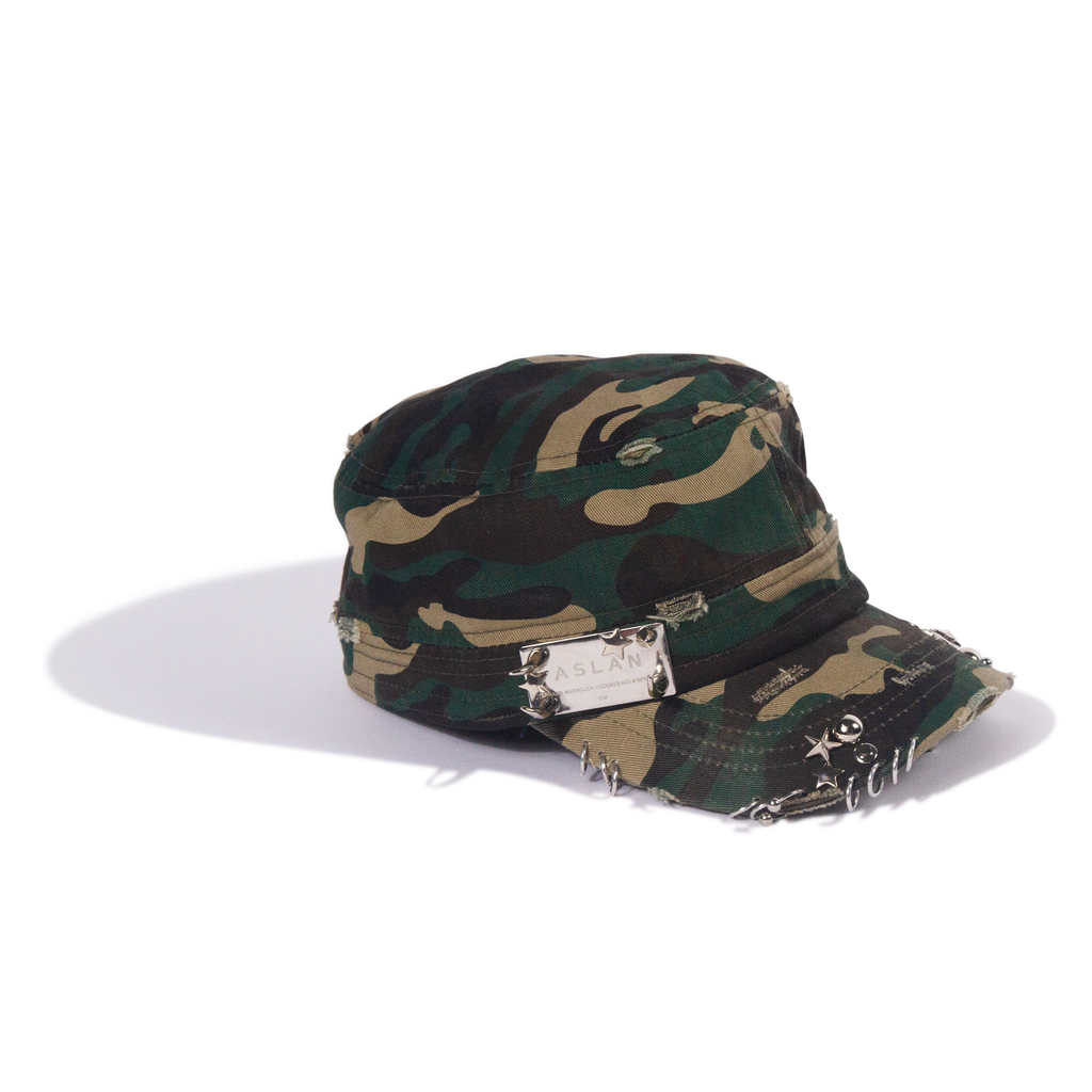 Aslan Pierced Camo Hat image 1