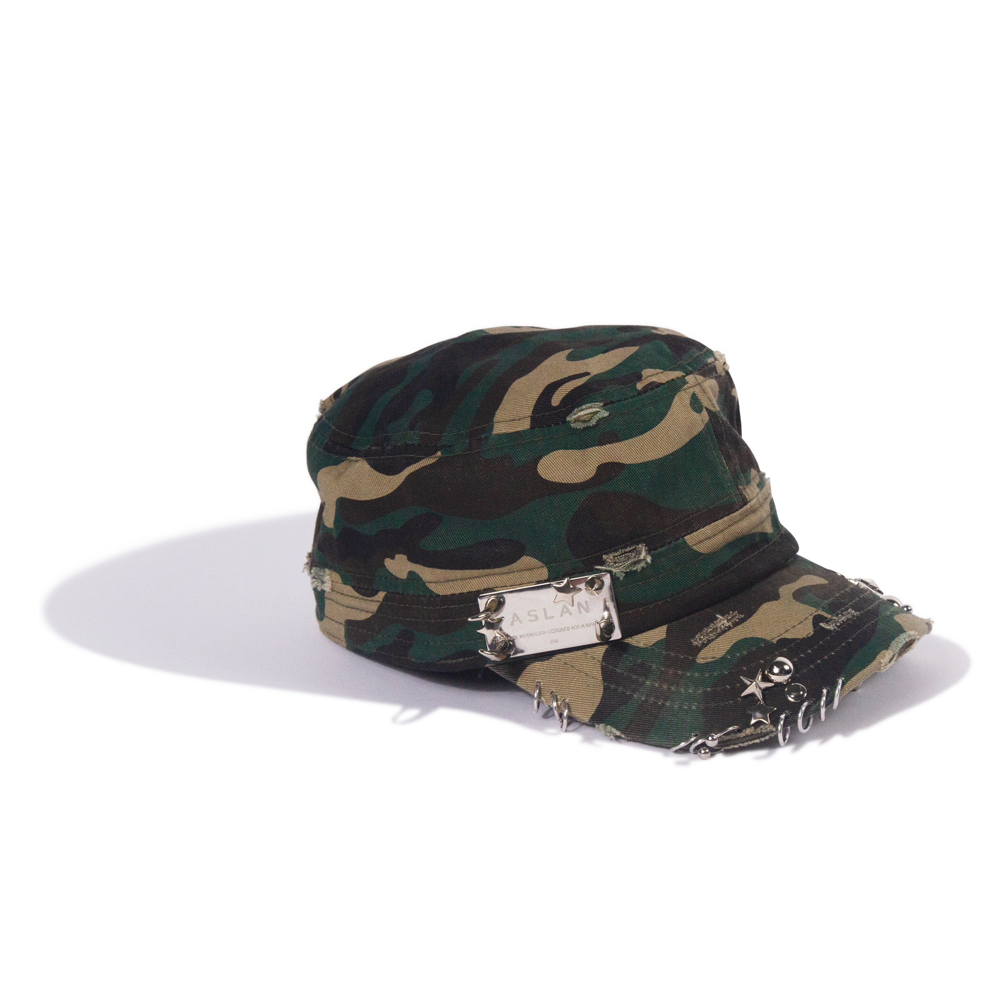 Aslan Pierced Camo Hat image 1