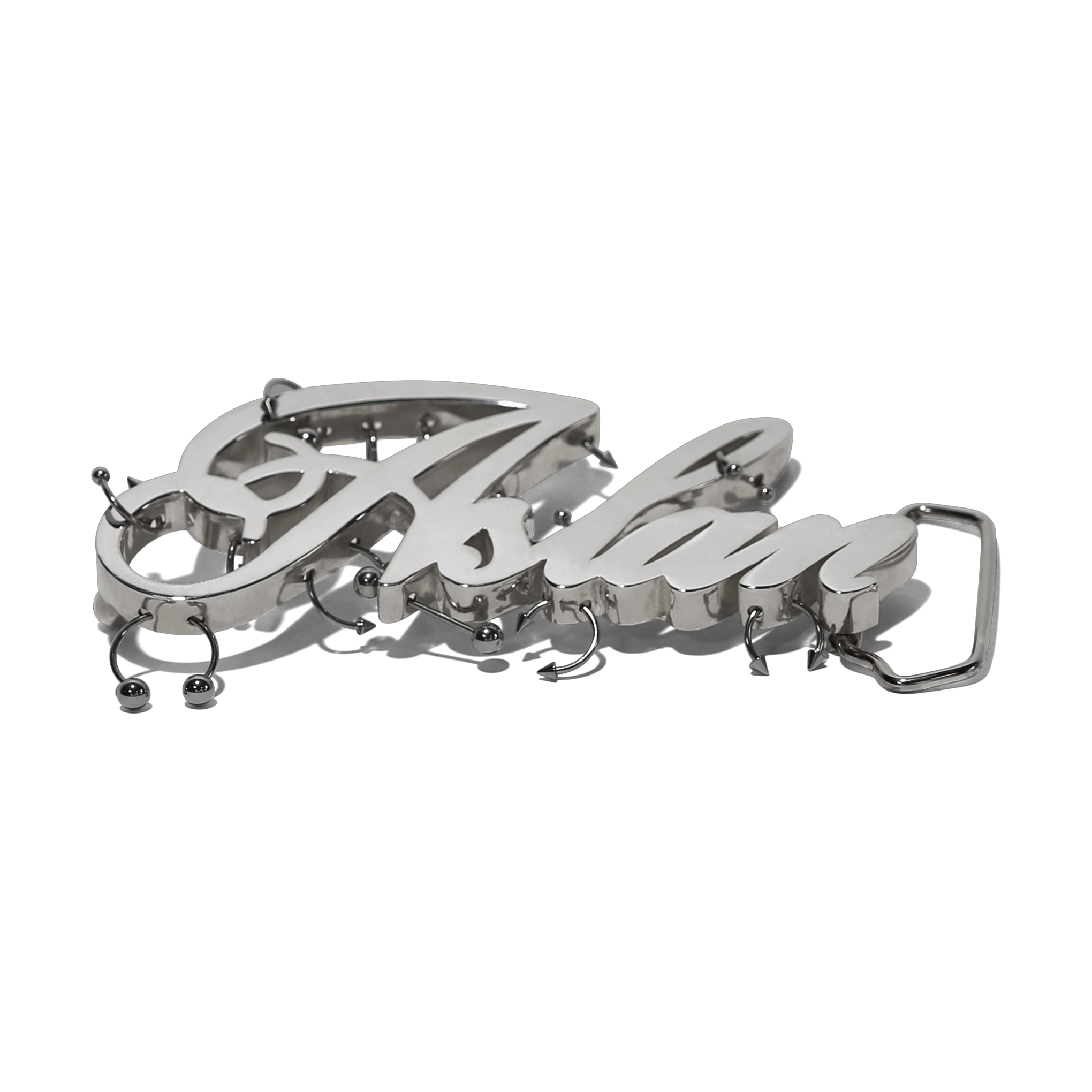 Signature Pierced Belt & Buckle Set image 2