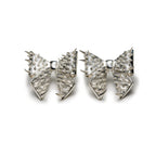 Aslan Spiked Bow Earrings