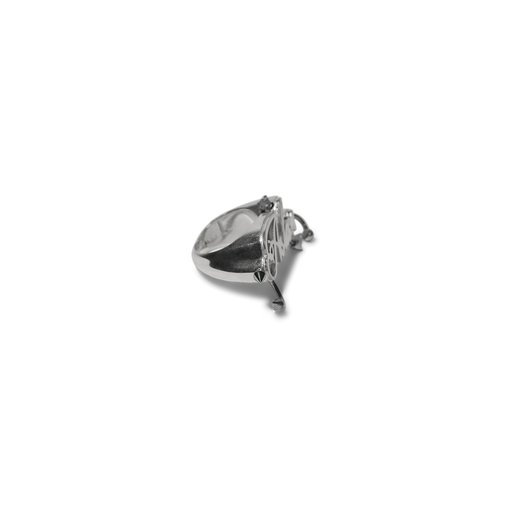 Pierced Signature Nameplate Ring image 4
