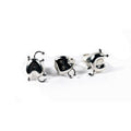 Pierced Bubble Letter Rings image 0