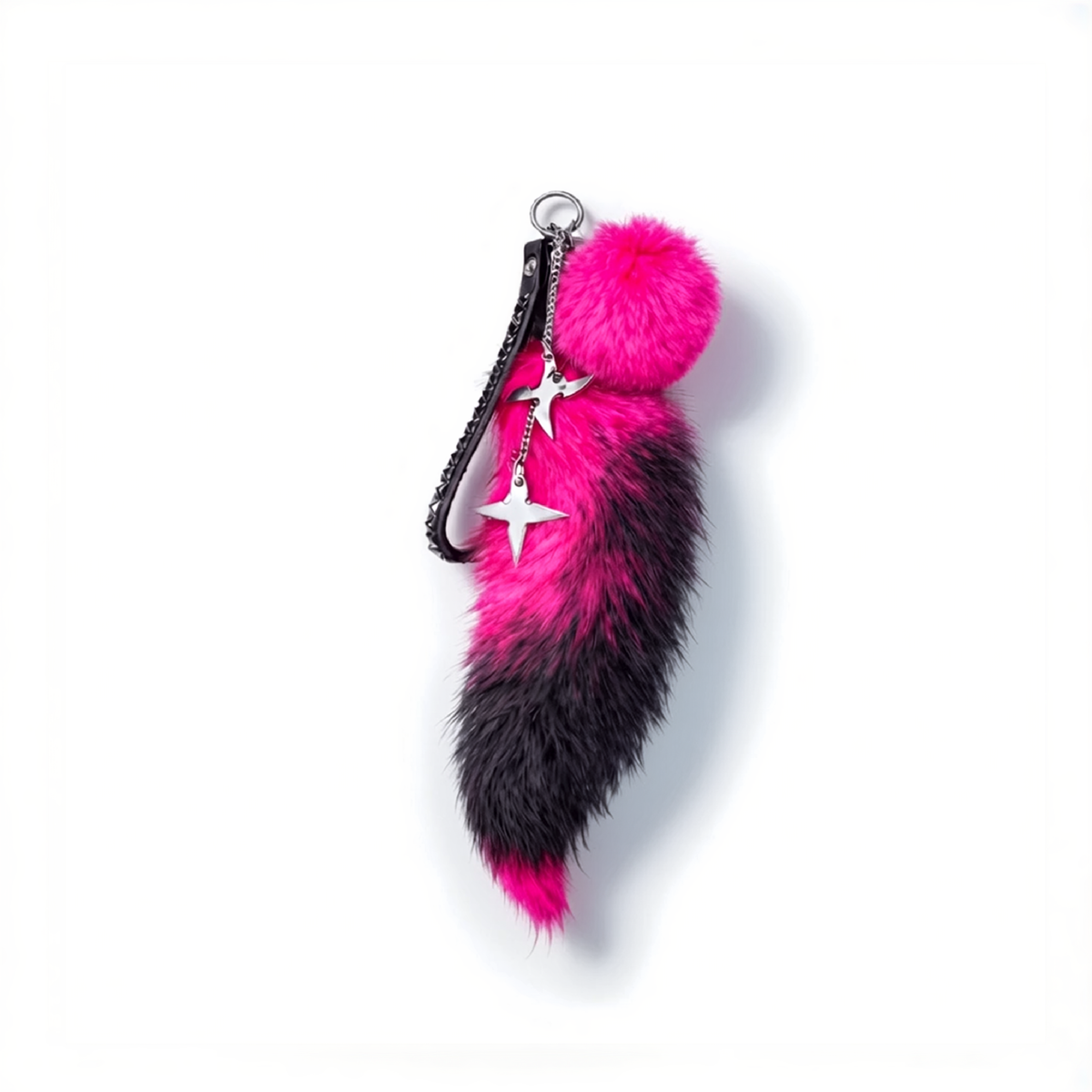 Ketamine Pink Pom Pom/Ketamine Pink Fox Tail/Non-Throwing Stars