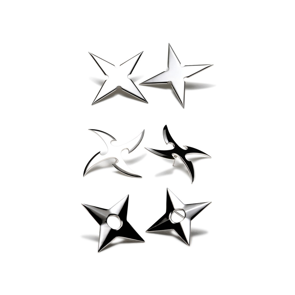 Not Throwing Stars - Fidget Spinner Earring Set