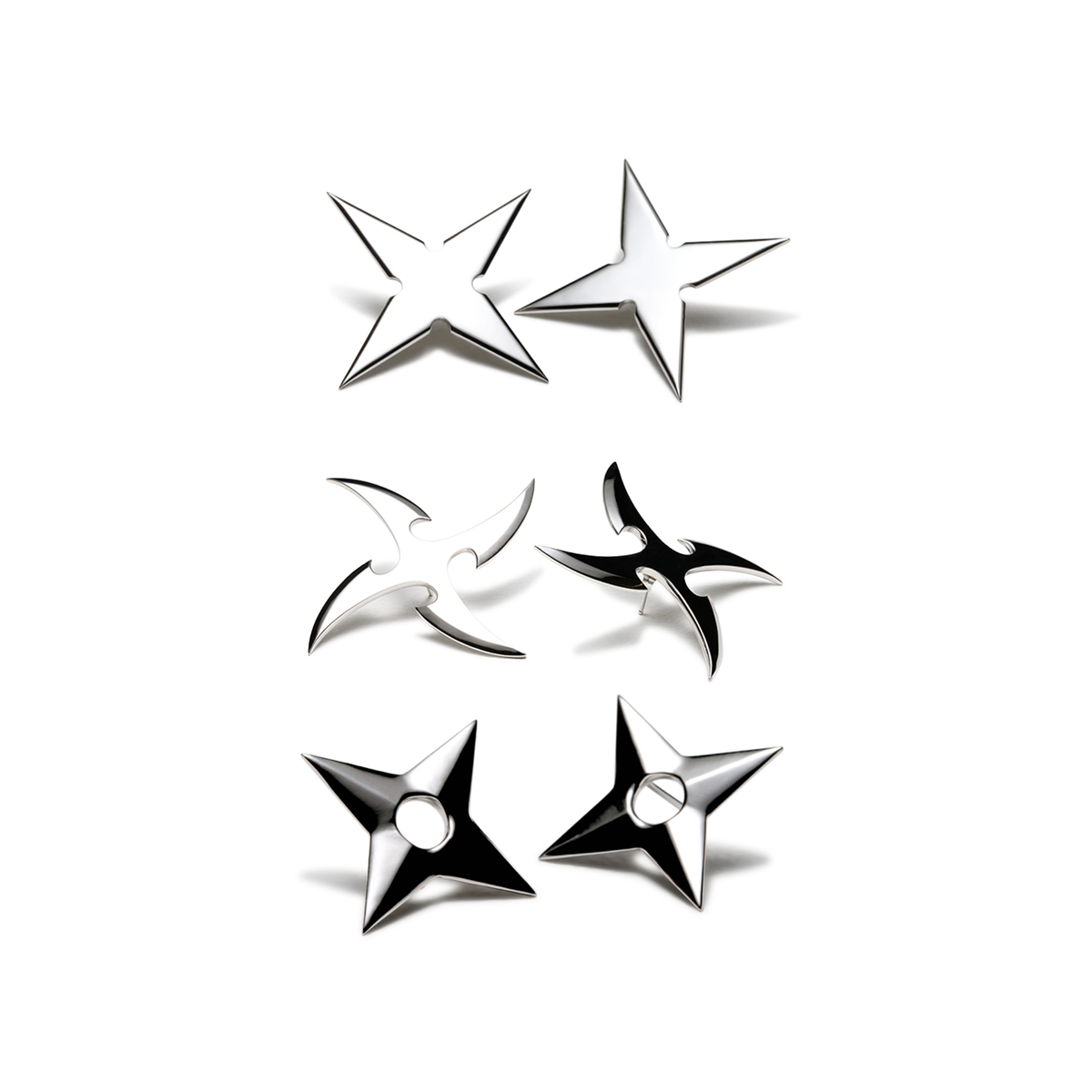Not Throwing  Stars - Super Star Earring Set